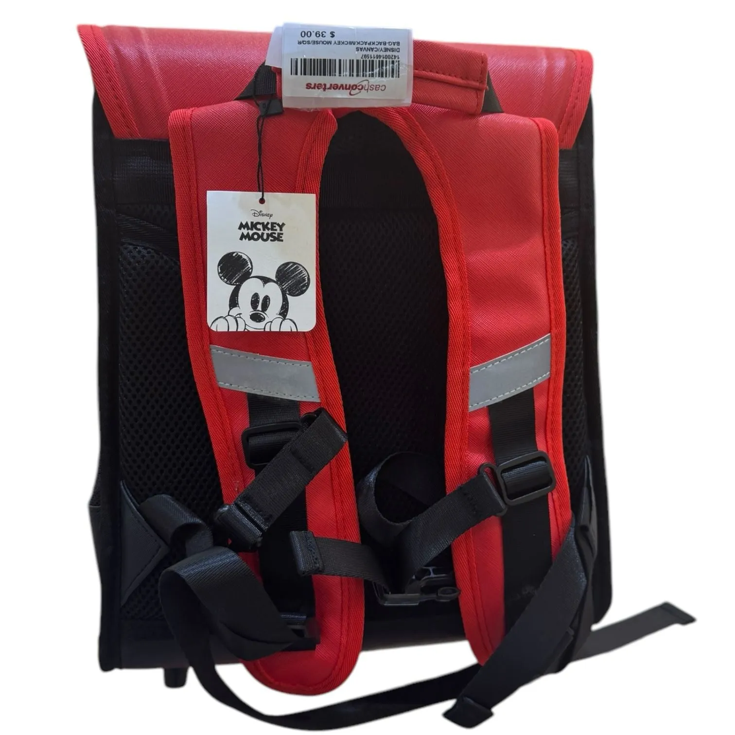 Disney Kids Mickey Mouse Backpack Bag (New)