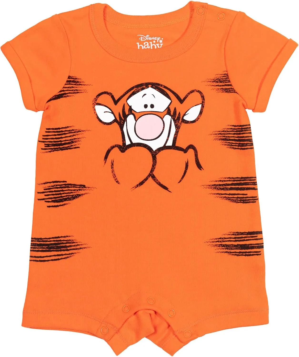 Disney Lion King Mickey Mouse Winnie the Pooh Jack Skellington Lilo & Stitch Baby Romper & Bucket Sun Hat Newborn to Infant