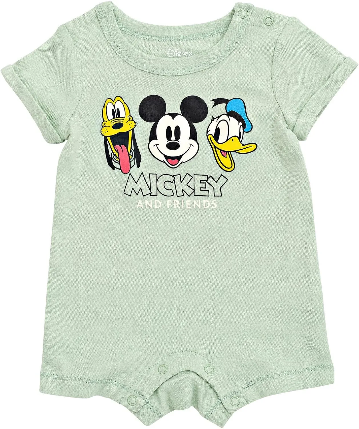 Disney Lion King Mickey Mouse Winnie the Pooh Jack Skellington Lilo & Stitch Baby Romper & Bucket Sun Hat Newborn to Infant
