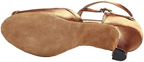 DKZSYIM Women's Professional Latin Dance Shoes Ballroom Wedding Performance Shoes,Model L354
