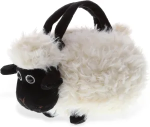 DolliBu Black Nose Sheep Plush Handbag - Super Soft Plush Stuffed Animal Purse for Children's Accessories, Kids Hand Bag Toy Purse for Girls & Boys