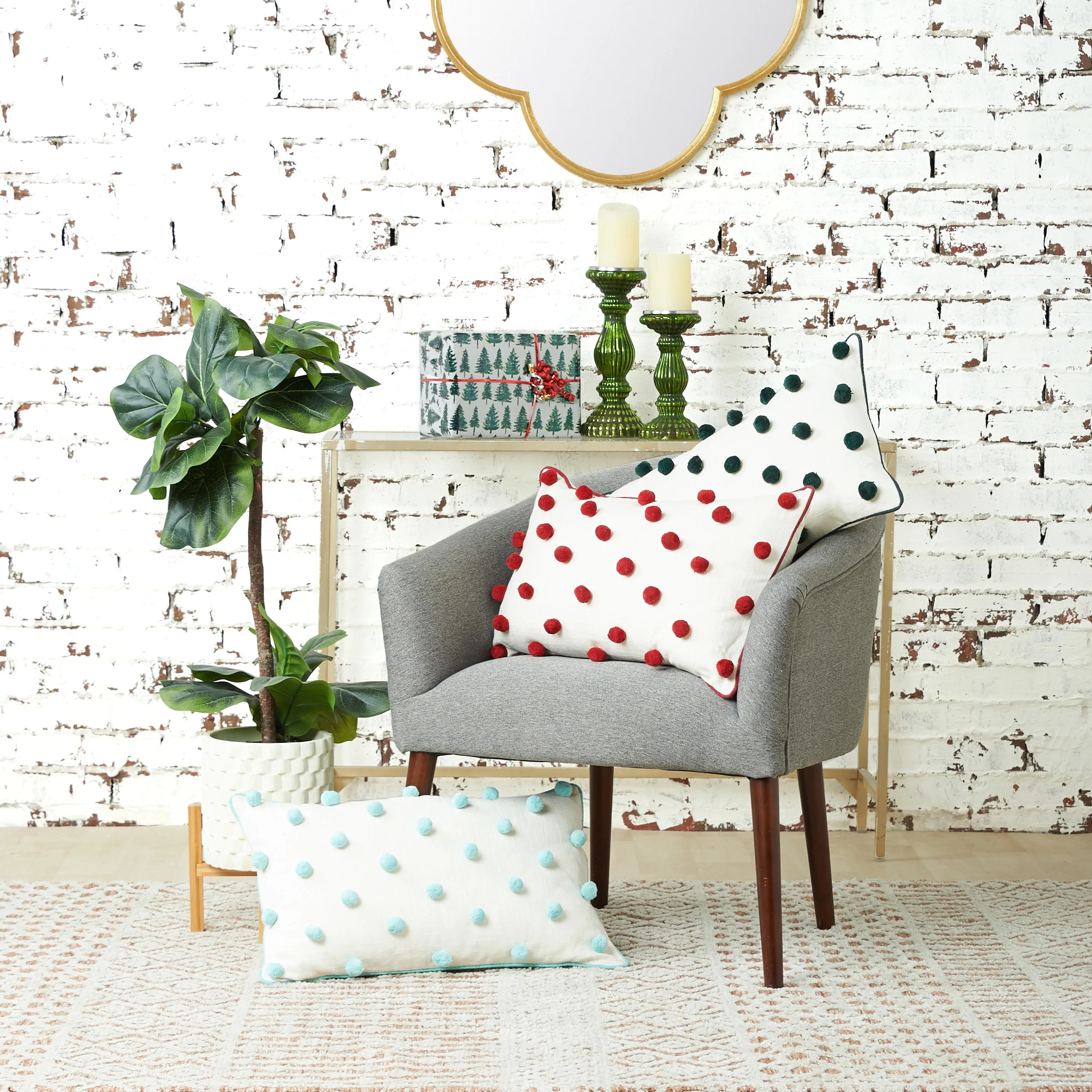 Dot Oblong Pillow