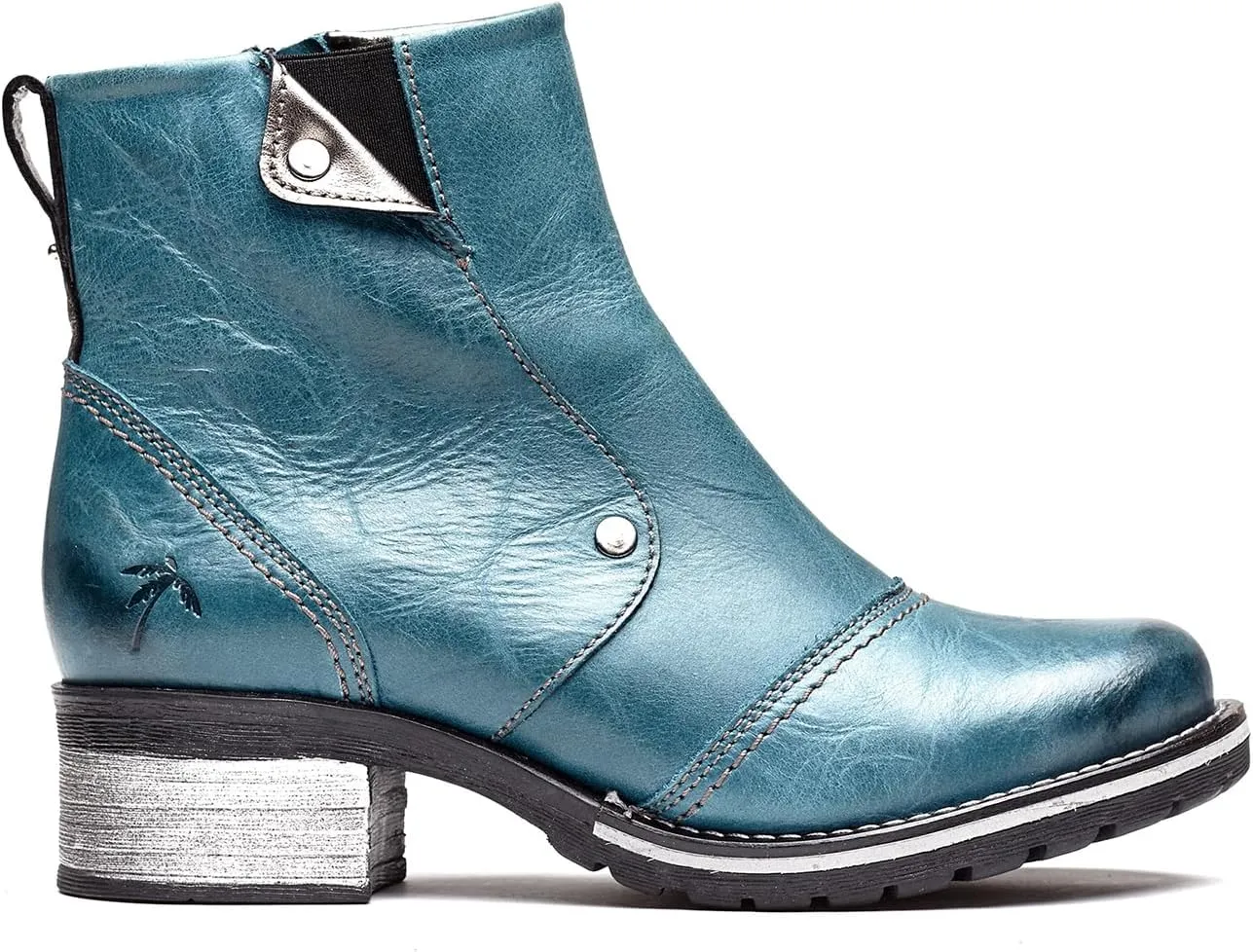 Dromedaris Kassia leather ankle boot - inside zip