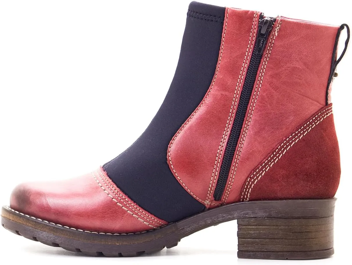Dromedaris Kassia leather ankle boot - inside zip