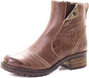 Dromedaris Kassia leather ankle boot - inside zip