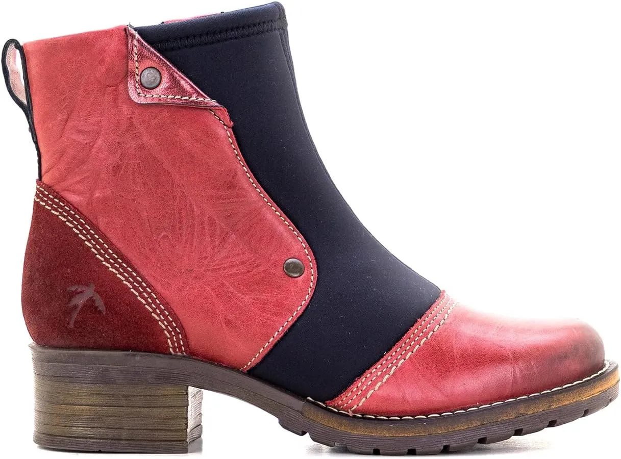 Dromedaris Kassia leather ankle boot - inside zip
