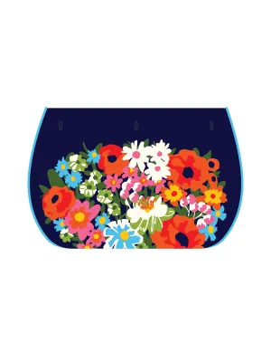 EMBROIDERED BAG COVER Bouquet Bliss