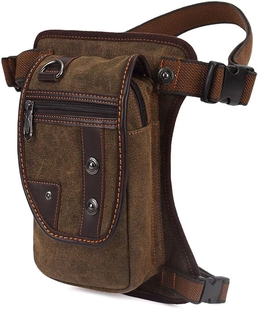 European and American canvas outdoor crossbody bag