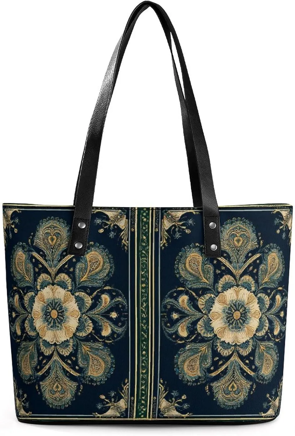 Fashion Coach Handbags for Women, Reusable Large Capacity Long Handle Tote Bag for Shopping, Work