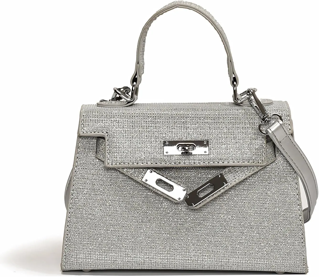 Fashion women's underarm Purses adjustable shoulder straps shoulder bags and crossbody bags shiny handbags