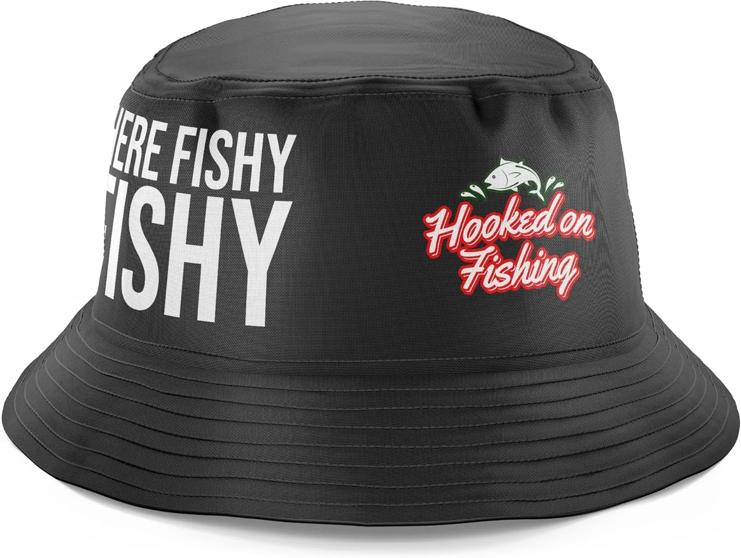 Fishing Gifts for Men, WTF Wheres The Fish, Funny Fishing Hat, Fishing Bucket Hat, Sun Hat for Fishing