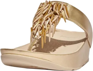 FitFlop Women's Rumba Beaded Toe-Post Sandals