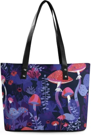 Flowers Women Soft Leather Handbags Tote Purses Shoulder Bucket Bags