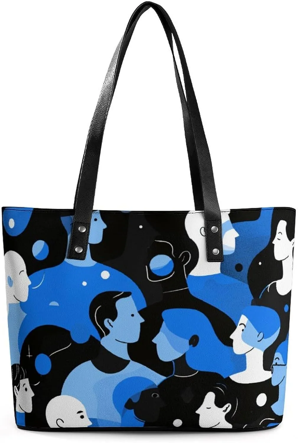 Flowers Women Soft Leather Handbags Tote Purses Shoulder Bucket Bags