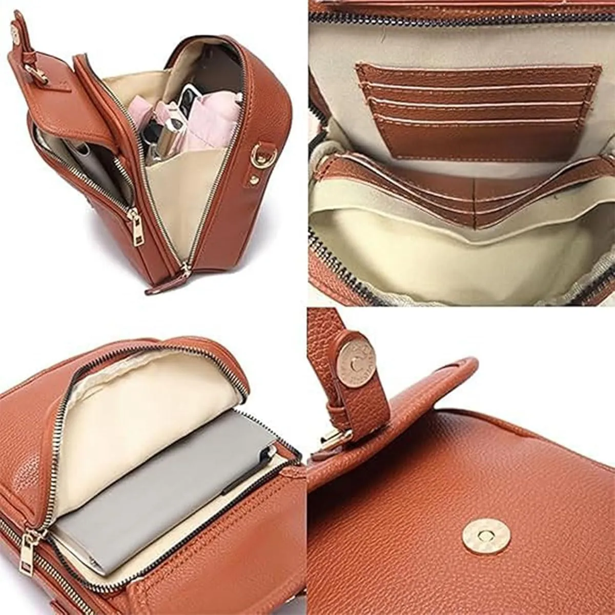 Forcipower Crossbody Leather Bag, Collaboraten1 Crossbody Leather Bag, Urvashi Crossbodys Leathers Bags