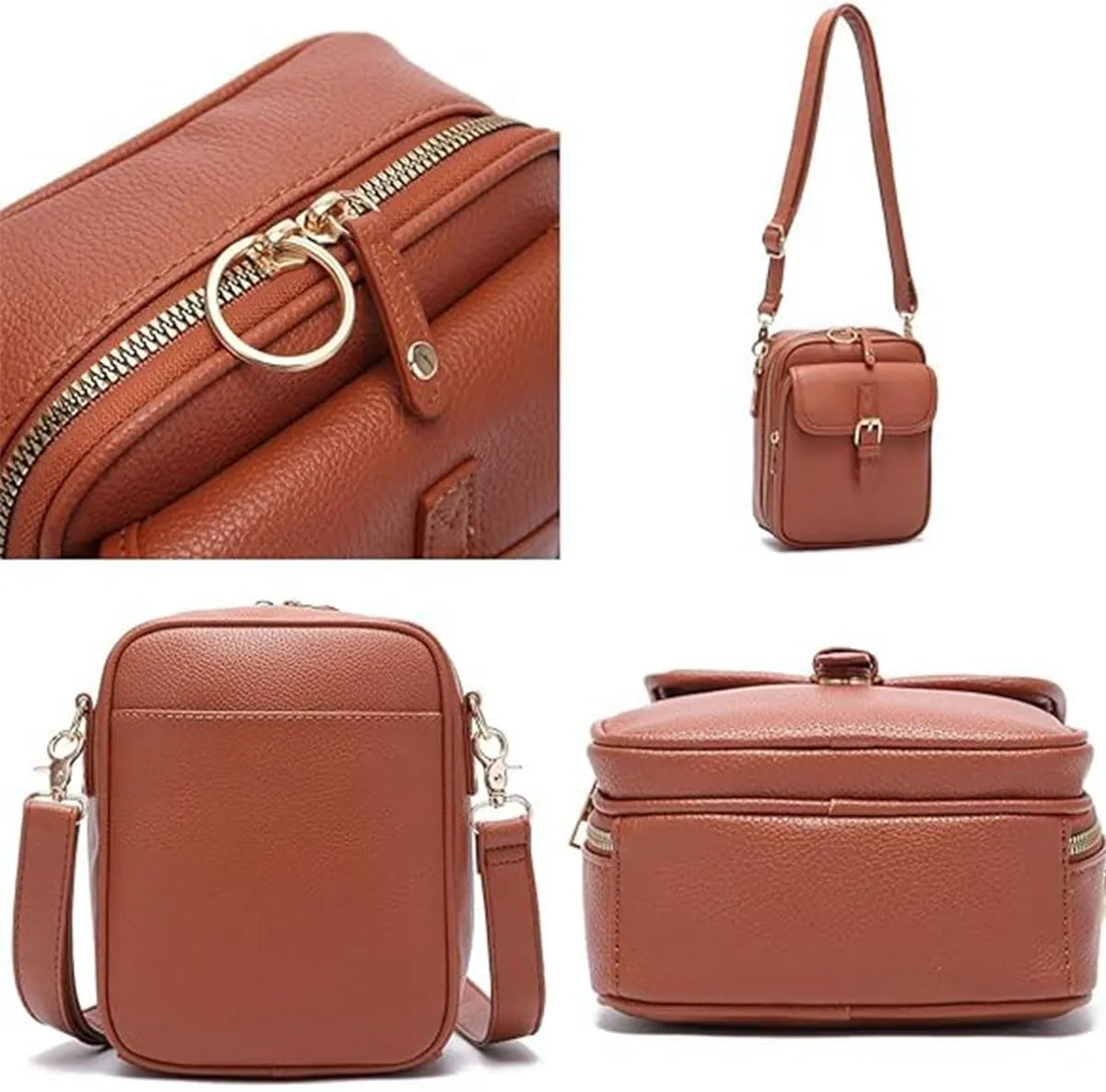 Forcipower Crossbody Leather Bag, Collaboraten1 Crossbody Leather Bag, Urvashi Crossbodys Leathers Bags