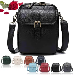 Forcipower Crossbody Leather Bags for Women, Urvashi Crossbody Bag, Vintage Leather Anti Theft Shoulder Bag