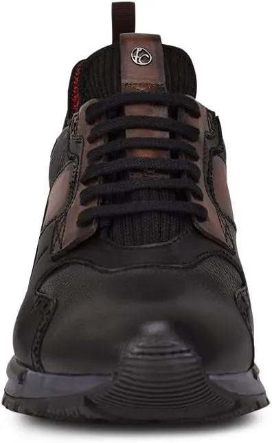 FRANCO CUADRA Men's Sneakers with Laces in Bovine Leather