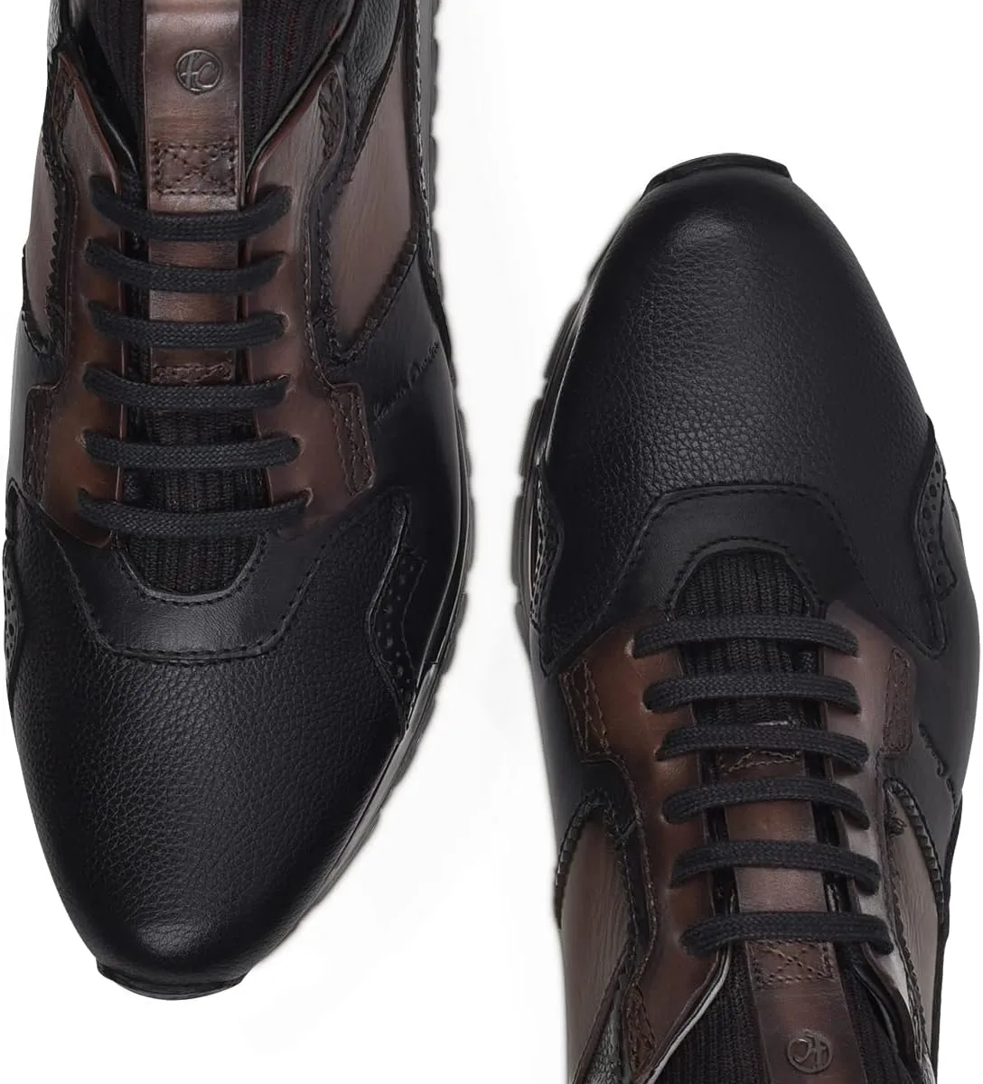 FRANCO CUADRA Men's Sneakers with Laces in Bovine Leather