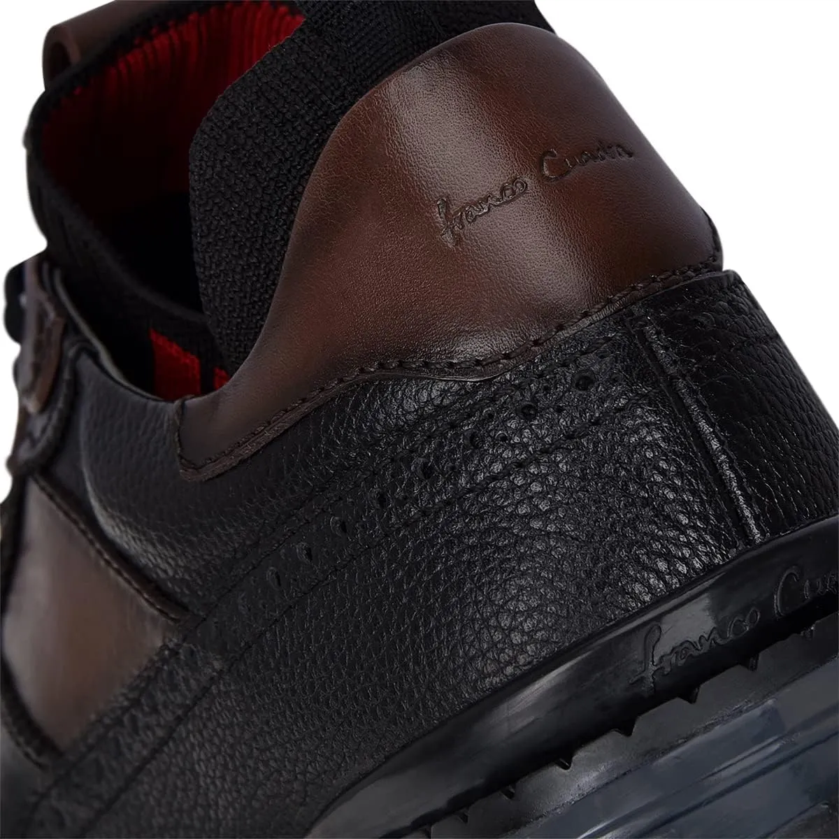 FRANCO CUADRA Men's Sneakers with Laces in Bovine Leather
