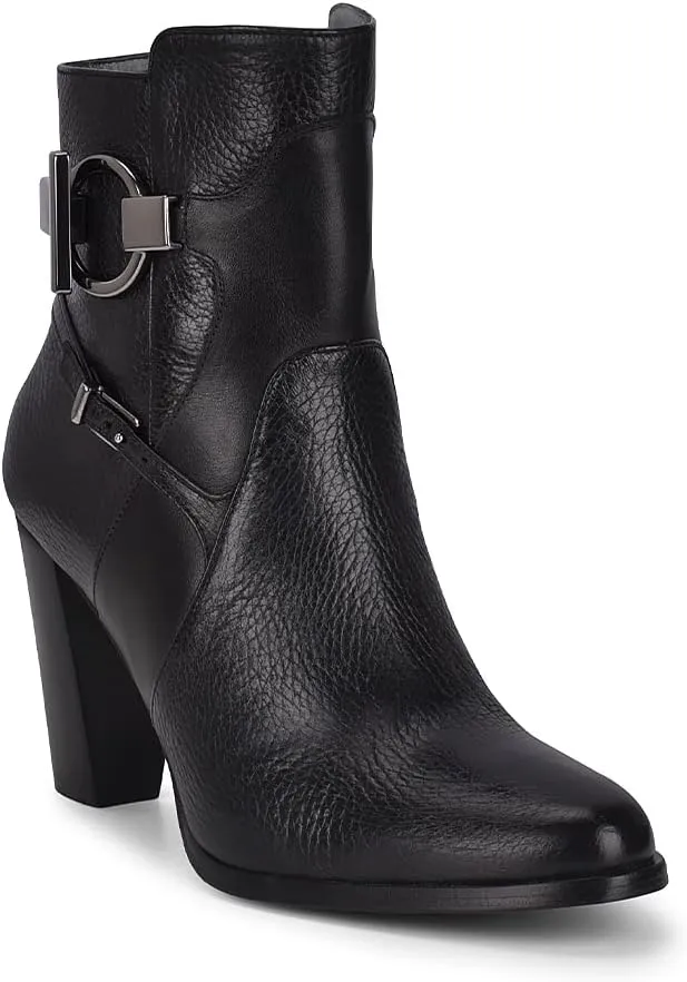 FRANCO CUADRA Women's Bootie in Genuine Deer Leather