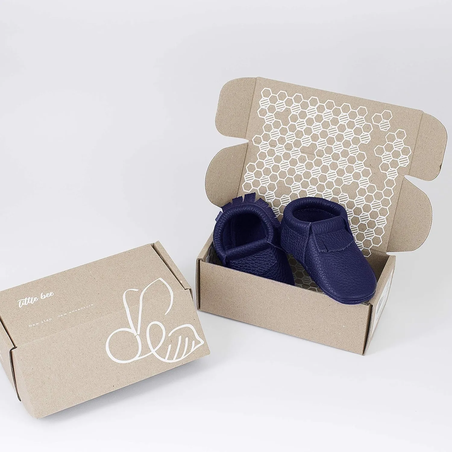 Fringe Baby Moccasins (Italian Leather) Baby Shoes, Soft Sole Baby Shoes, Newborns, Infants & Toddlers - Handmade Genuine Leather Baby Boy Shoes, Baby Girl Shoes
