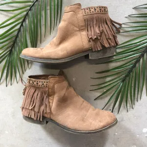 Fringe booties for Fall - Size 6.5
