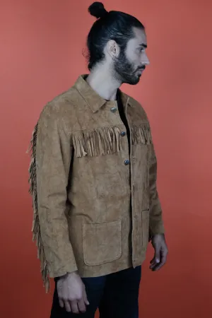 Fringe Suede Leather Jacket 'M'