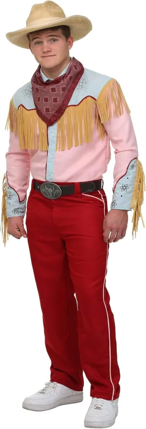Fun Costumes Back to The Future Cowboy Marty Costume - Medium - Red