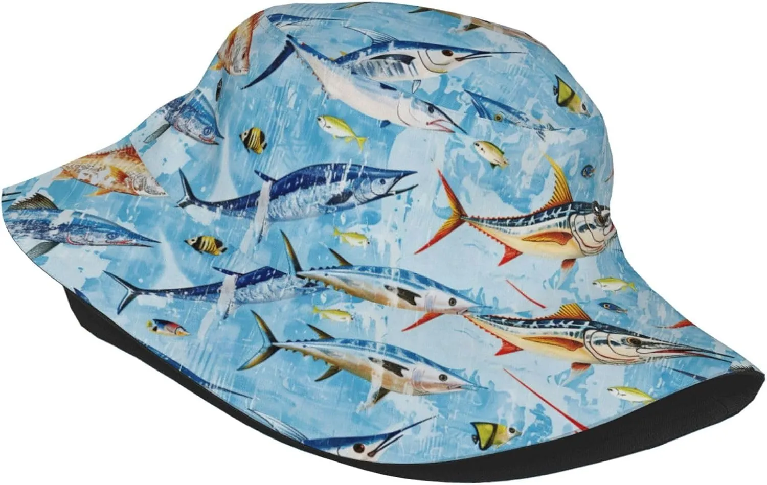 Funny Bucket Hat for Men Women Fashion Unisex Fishing Hat Fisherman Sun Caps Headwear for Outdoor Summer Travel Hiking Beach