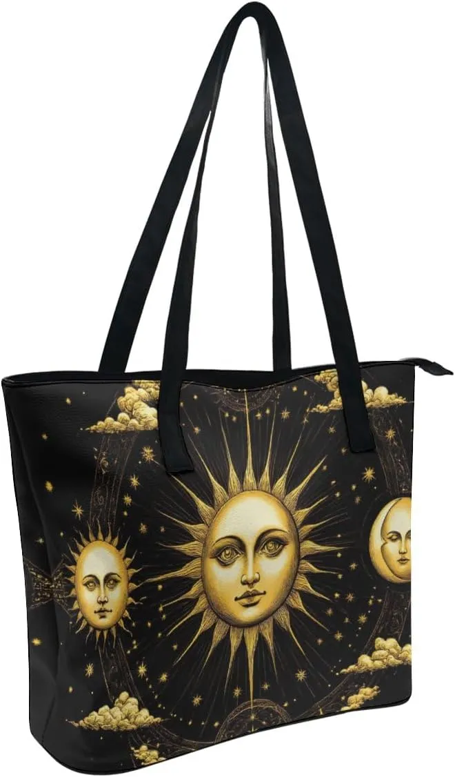 Funny Lightweight Tote Bag, Women's Large Capacity Handbag with Long Handle for Travel, Work, Shopping