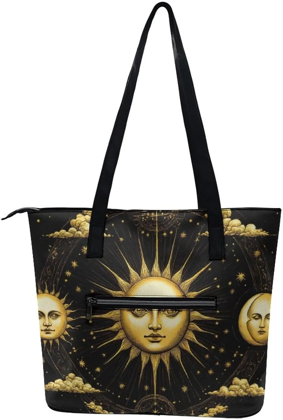 Funny Lightweight Tote Bag, Women's Large Capacity Handbag with Long Handle for Travel, Work, Shopping