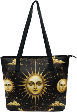 Funny Lightweight Tote Bag, Women's Large Capacity Handbag with Long Handle for Travel, Work, Shopping