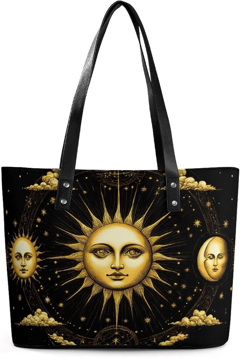 Funny Lightweight Tote Bag, Women's Large Capacity Handbag with Long Handle for Travel, Work, Shopping