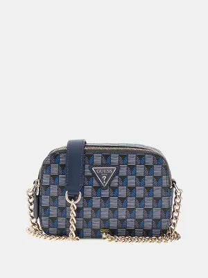 G Wave Geometric-Print Mini Crossbody