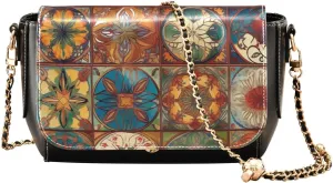 GAIGEO Bear Drink Milk Leather Crossbody Bags, Crossbody Purses for Women Leather, Leather Zipper Shoulder Bag