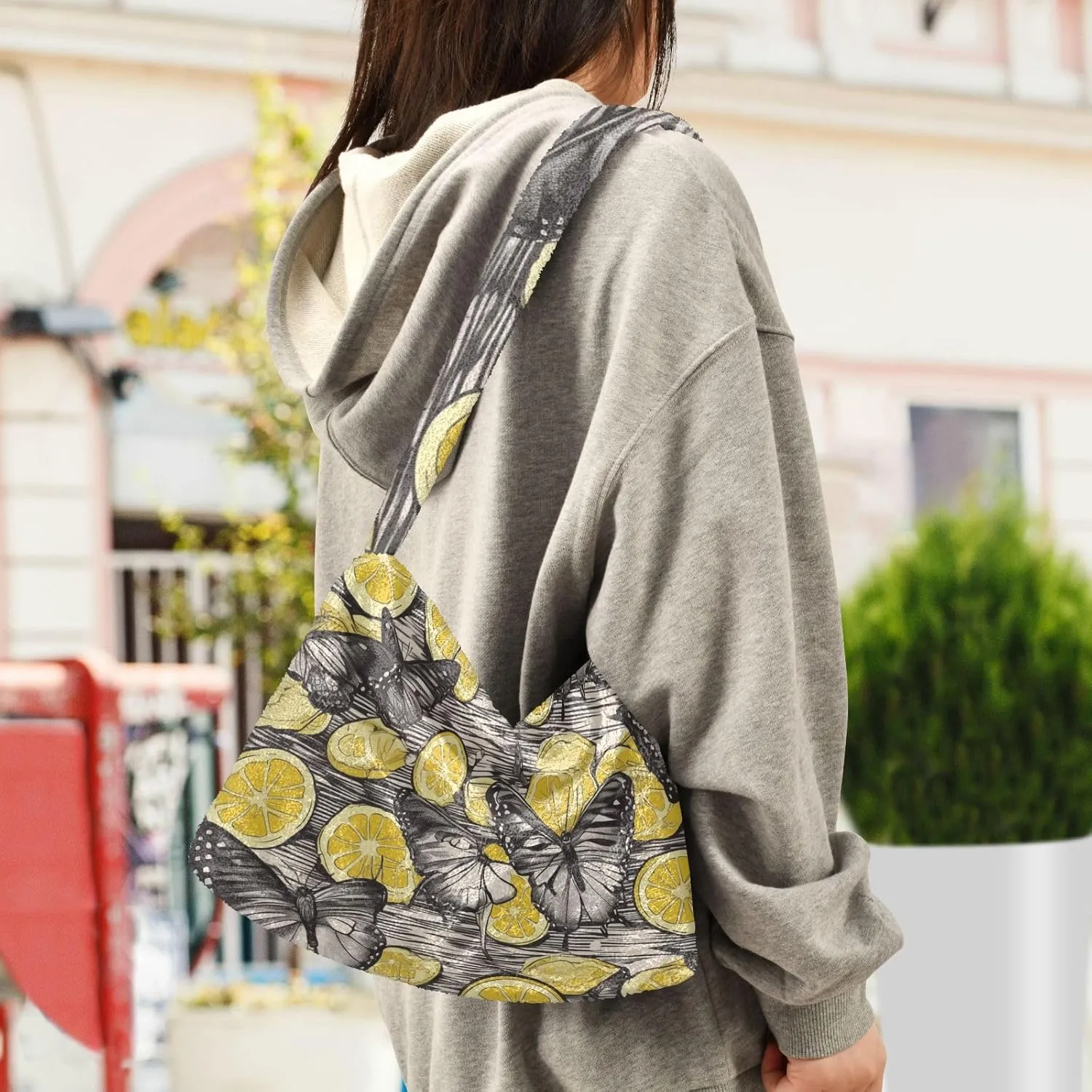 GAIGEO Colorful Stunning Phoenix Shoulder Handbag, Woman Shoulder Bag with Zipper, Autumn Handbags