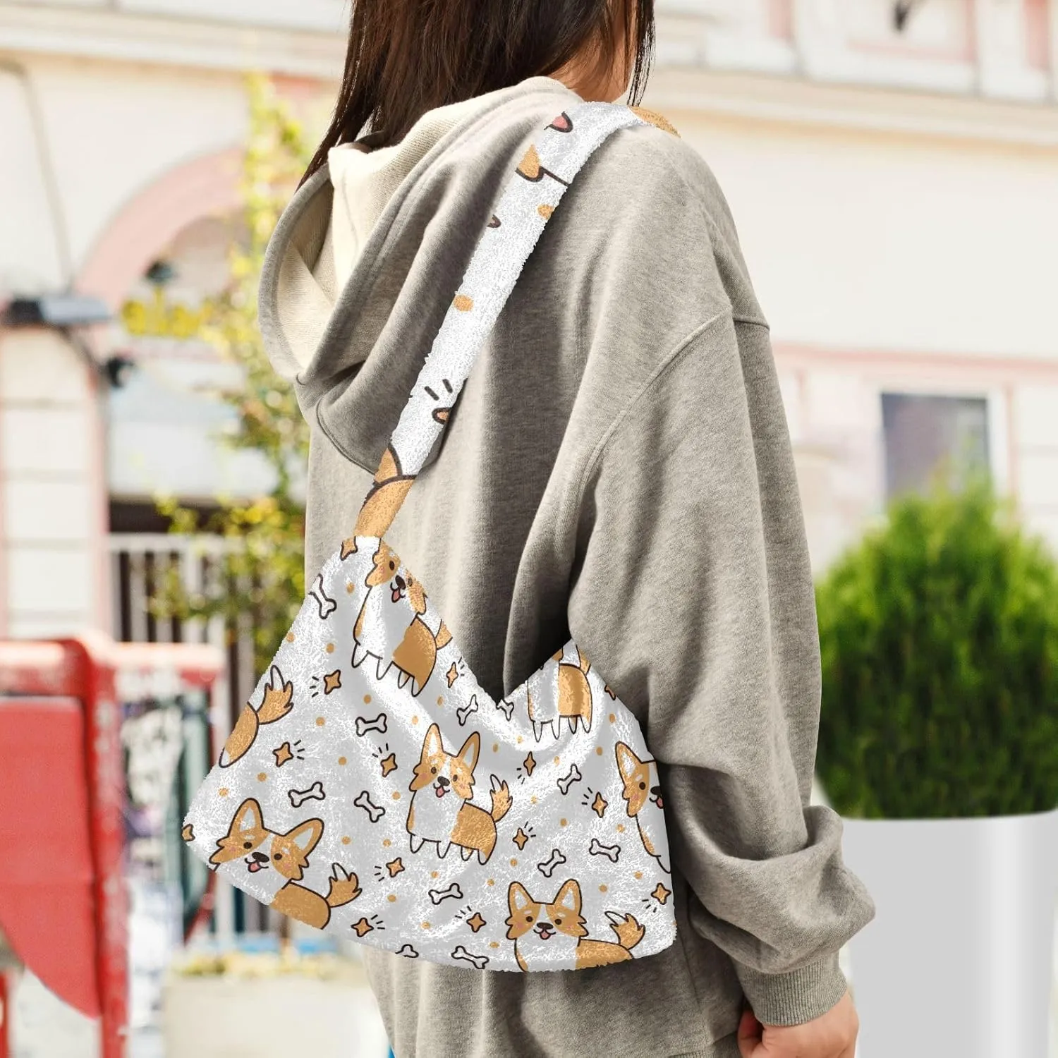 GAIGEO Contemporary Lemon Slice Mint Woman Shoulder Bag, Bags for Women Handbag, Autumn Handbags
