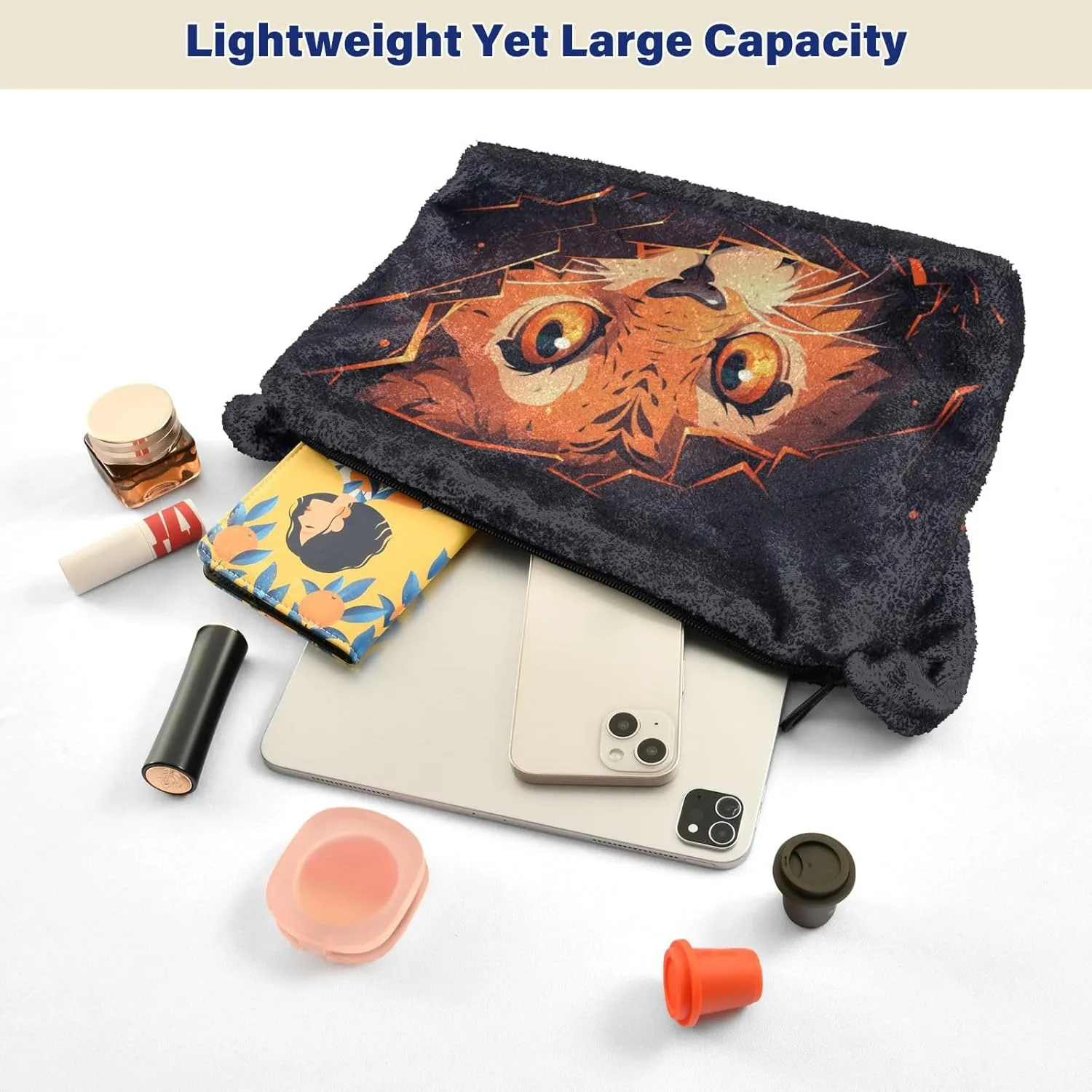 GAIGEO Cute Cat Behind Broken Wall Women's Bag, Crossbody Bookbag for Women, Womens Outdoor Bag