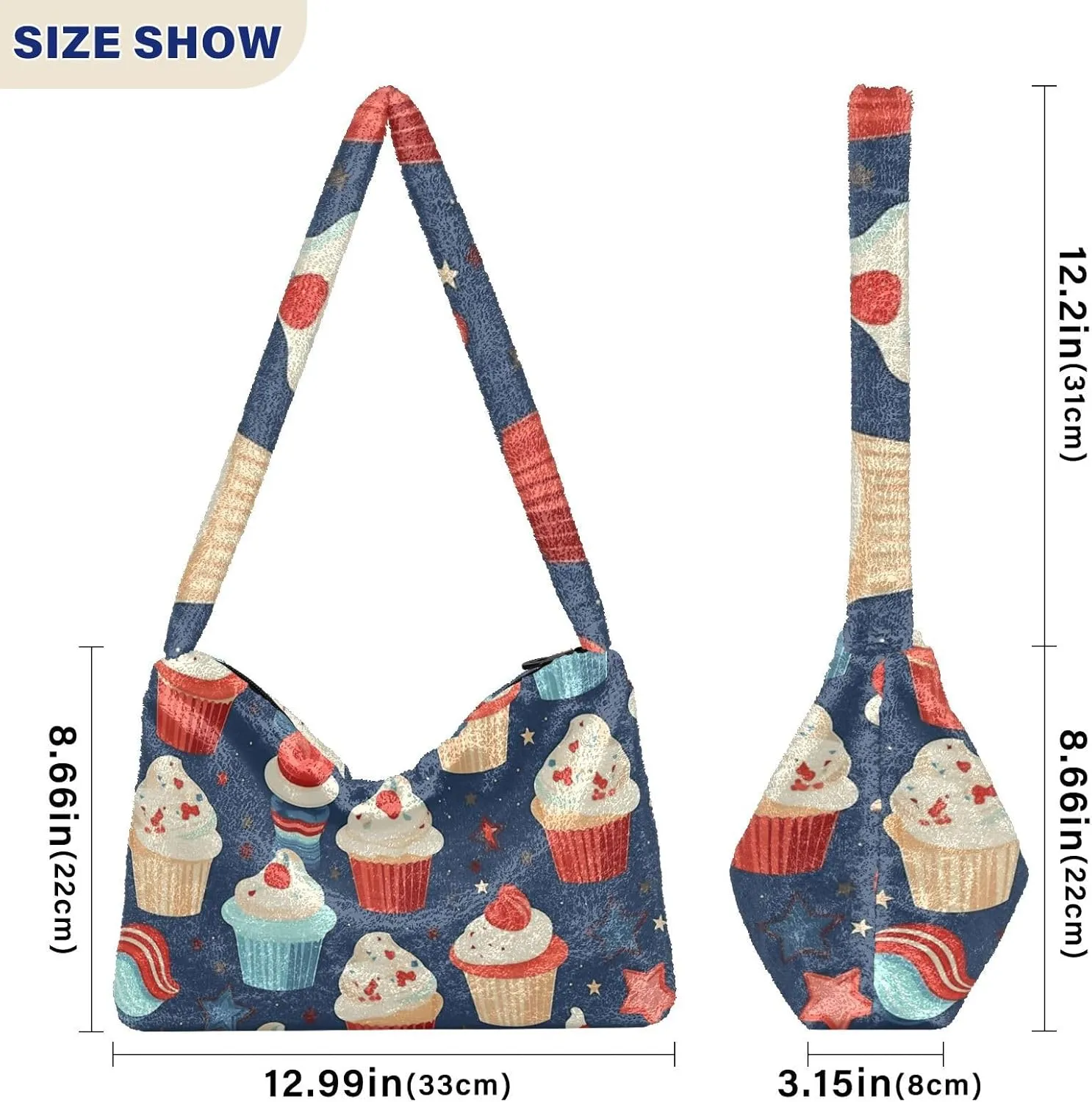 GAIGEO Kawaii Mermaid Rainbow Women's Shoulder Bag, Woman Handbags, Autumn Handbags
