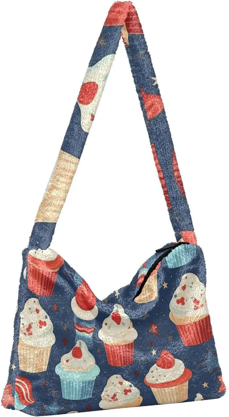 GAIGEO Kawaii Mermaid Rainbow Women's Shoulder Bag, Woman Handbags, Autumn Handbags
