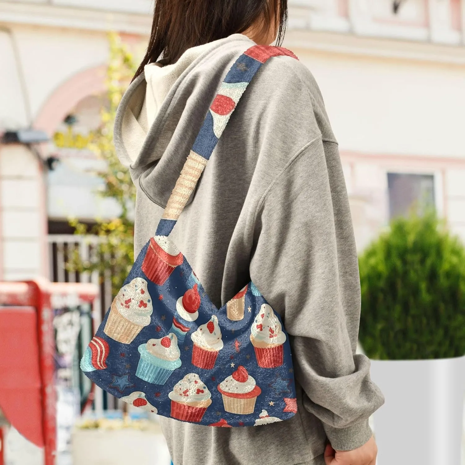 GAIGEO Kawaii Mermaid Rainbow Women's Shoulder Bag, Woman Handbags, Autumn Handbags