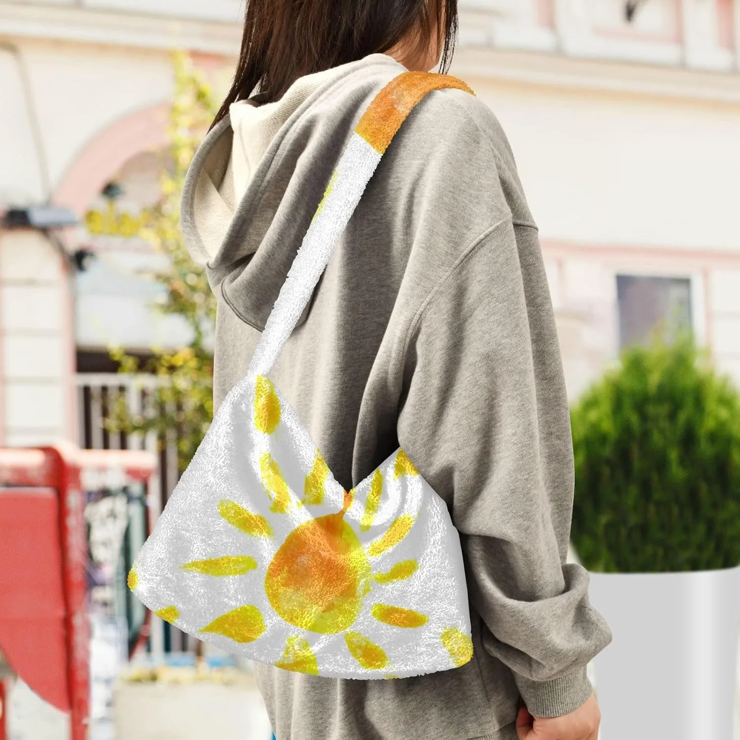 GAIGEO Lemon Bright Fresh Women's Shoulder Bag, Book Bags for Women, Womens Outdoor Bag