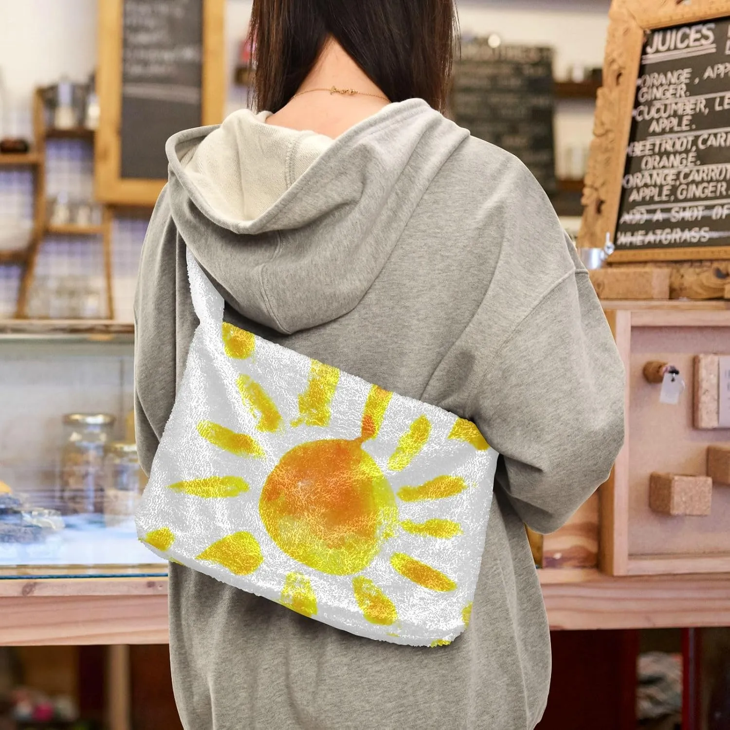 GAIGEO Lemon Bright Fresh Women's Shoulder Bag, Book Bags for Women, Womens Outdoor Bag