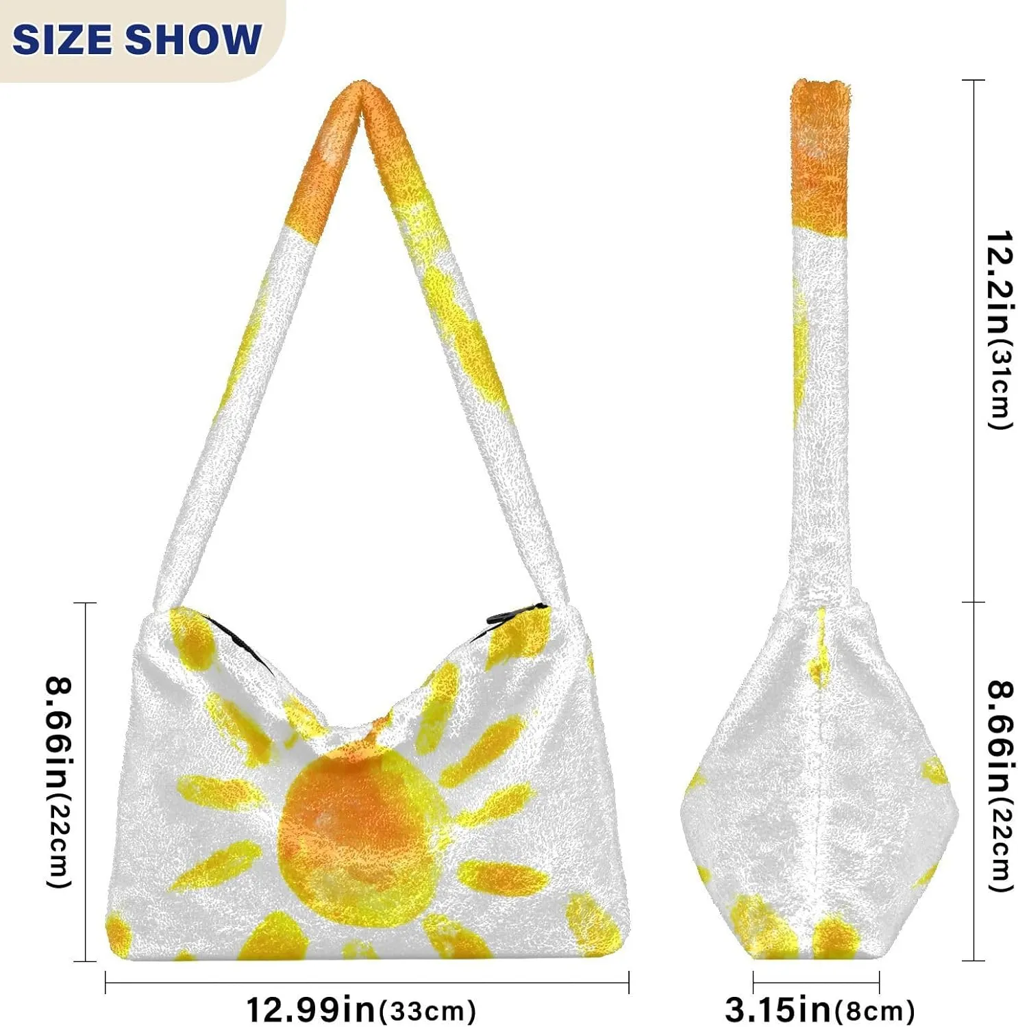 GAIGEO Lemon Bright Fresh Women's Shoulder Bag, Book Bags for Women, Womens Outdoor Bag