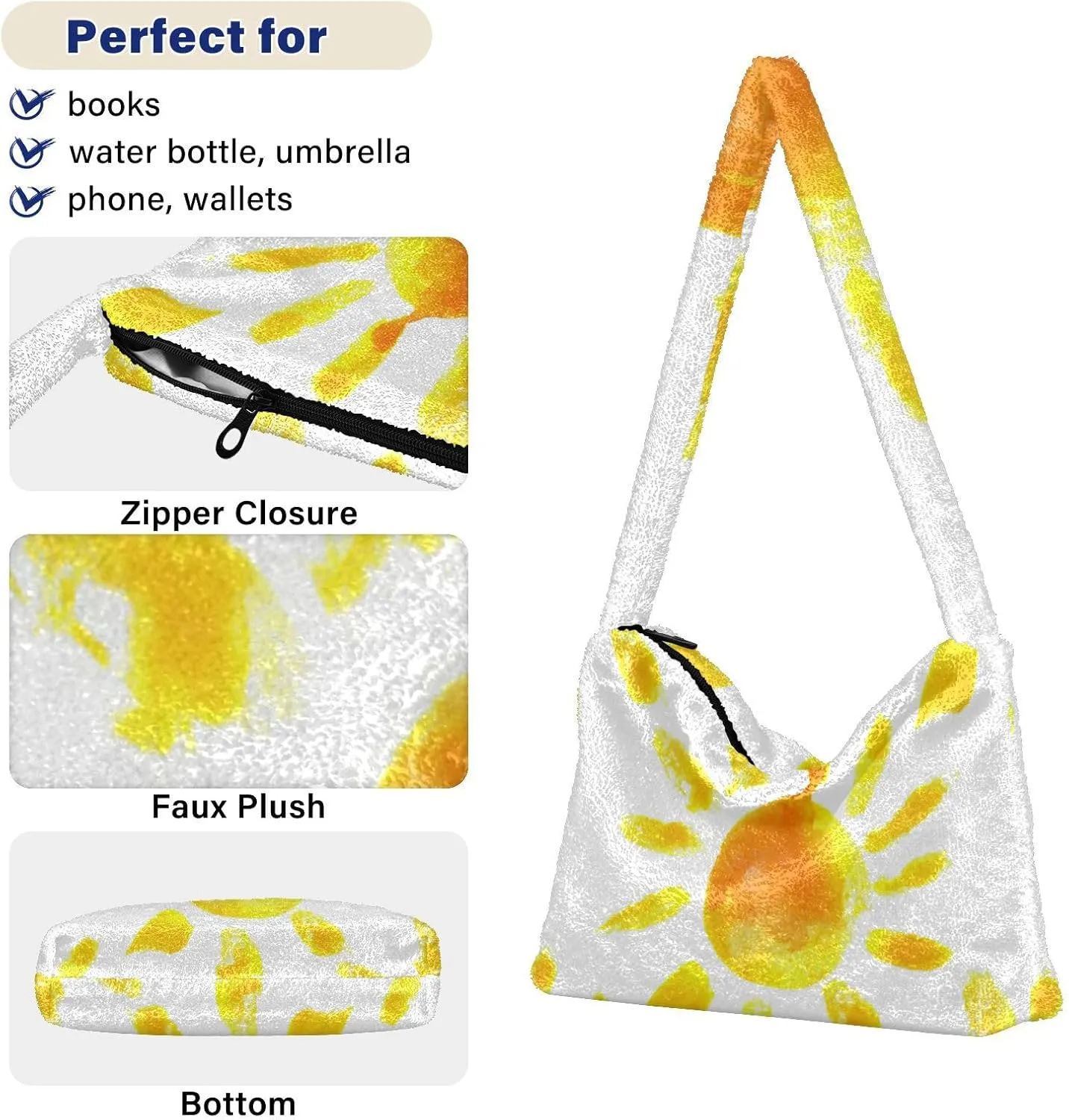 GAIGEO Lemon Bright Fresh Women's Shoulder Bag, Book Bags for Women, Womens Outdoor Bag