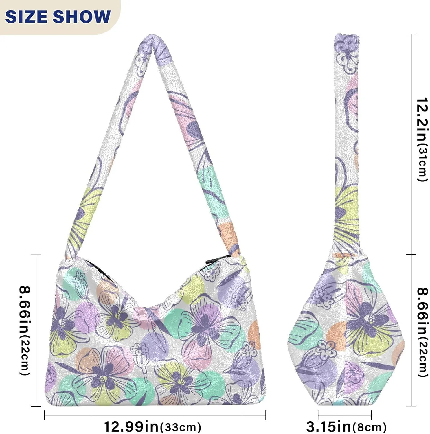 GAIGEO Summer Gold Pineapple Women Shoulder Bag, Zipper Shoulder Bag for Women, Womens Outdoor Bag