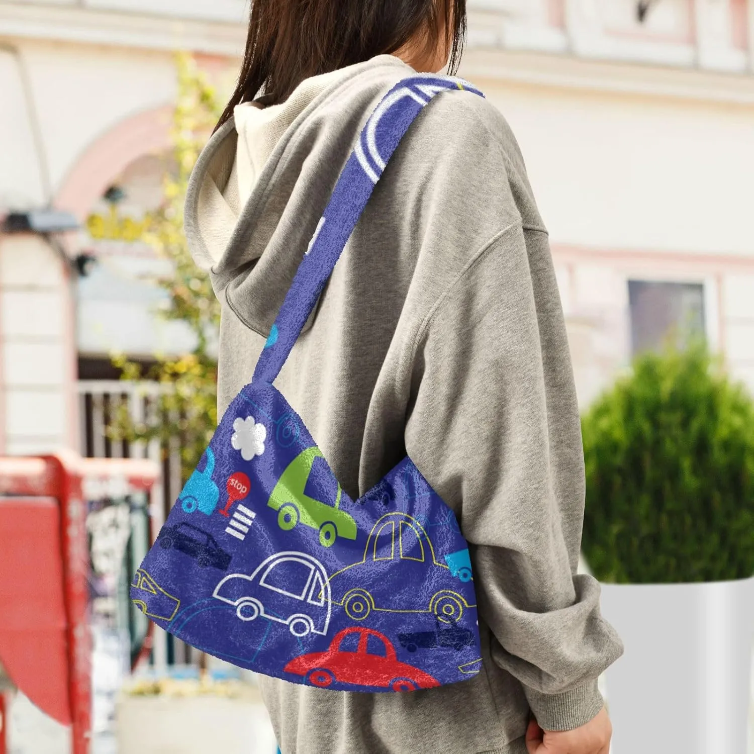 GAIGEO Watercolor Stars Colorful Ladies Shoulder Bags, Purses Shoulder Bag for Women, Womens Outdoor Bag