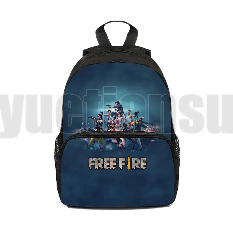 Game Free Fire Garena Backpack Boys Girls School Bag Children Anime Storage Box Kids School Gift Unisex  12/16 inch Travel Bags