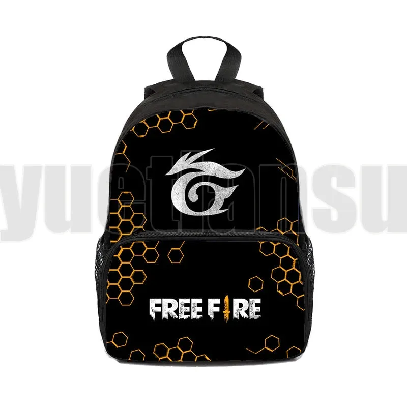 Game Free Fire Garena Backpack Boys Girls School Bag Children Anime Storage Box Kids School Gift Unisex  12/16 inch Travel Bags